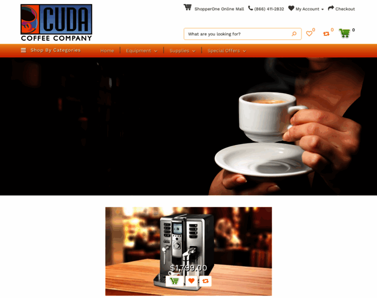 Cudacoffee.com thumbnail