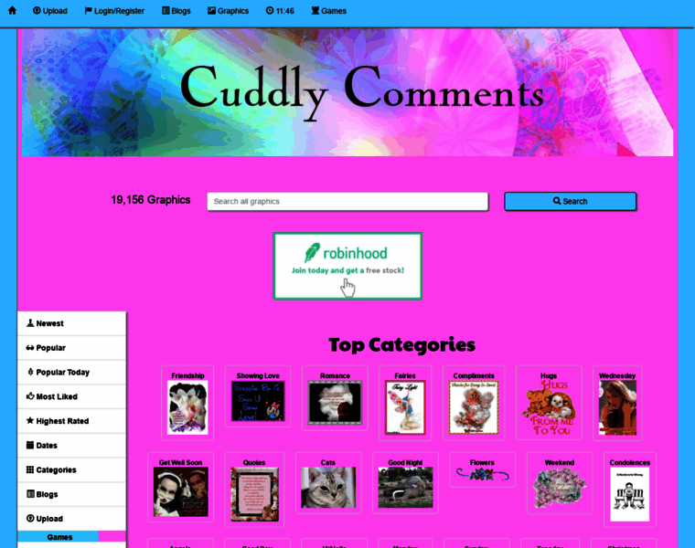 Cuddlycomments.com thumbnail