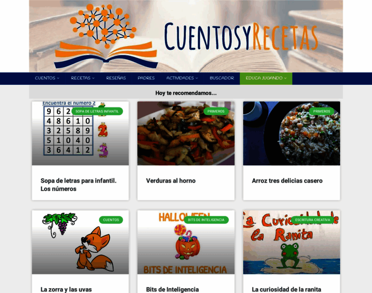 Cuentosyrecetas.com thumbnail