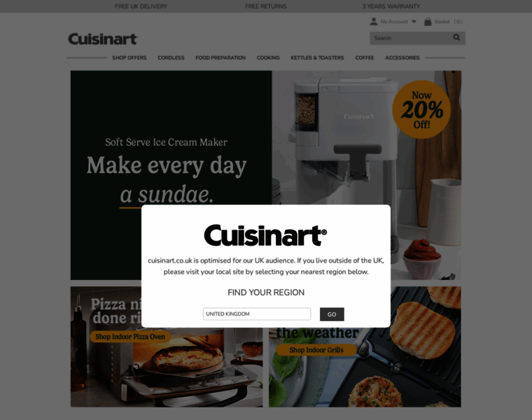 Cuisinart.co.uk thumbnail