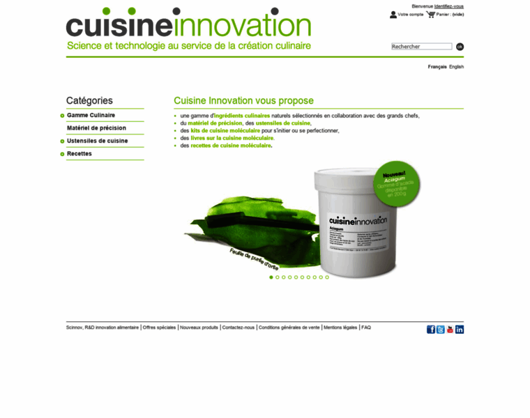 Cuisine-innovation.com thumbnail