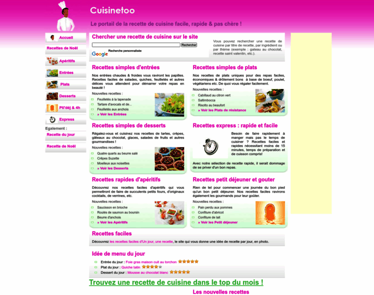 Cuisinetoo.com thumbnail