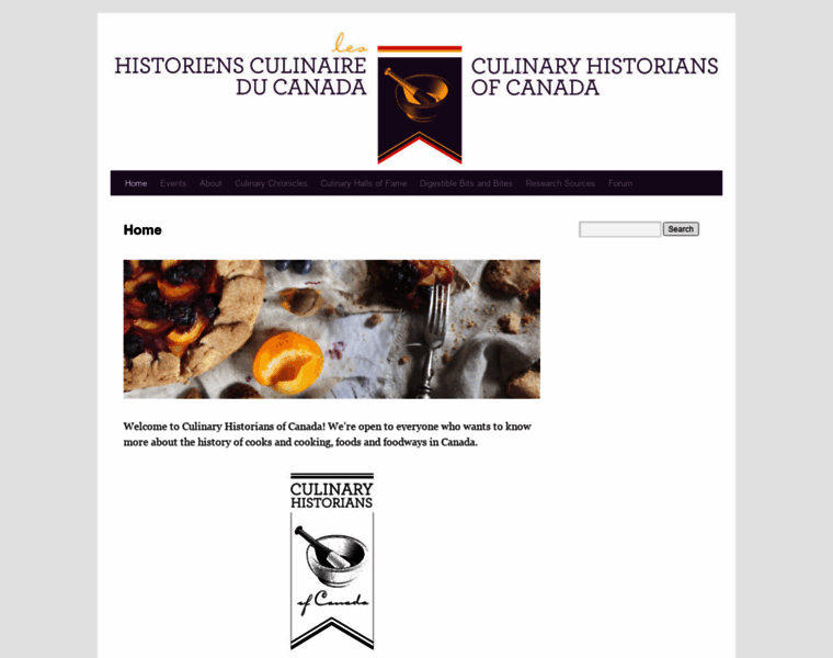 Culinaryhistorians.ca thumbnail