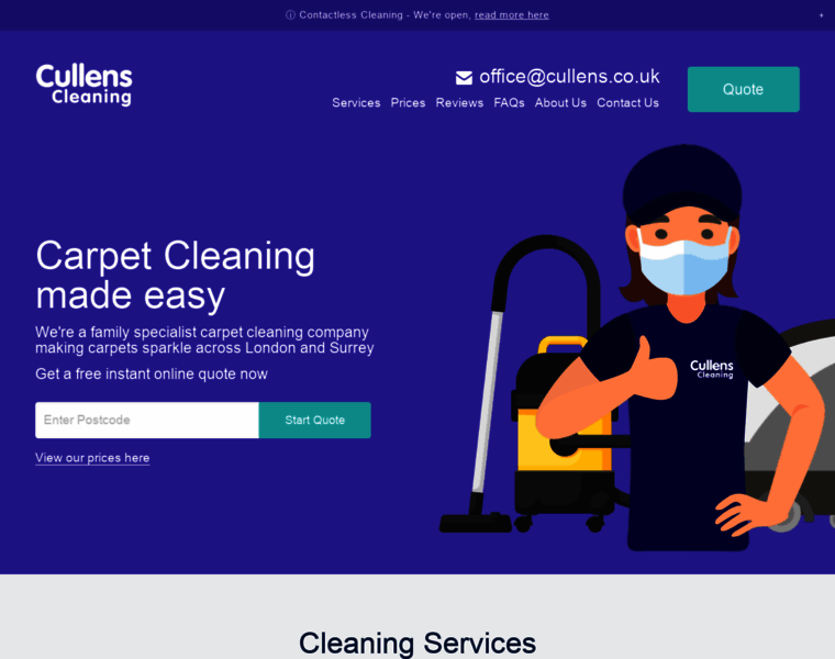 Cullenscleaning.co.uk thumbnail