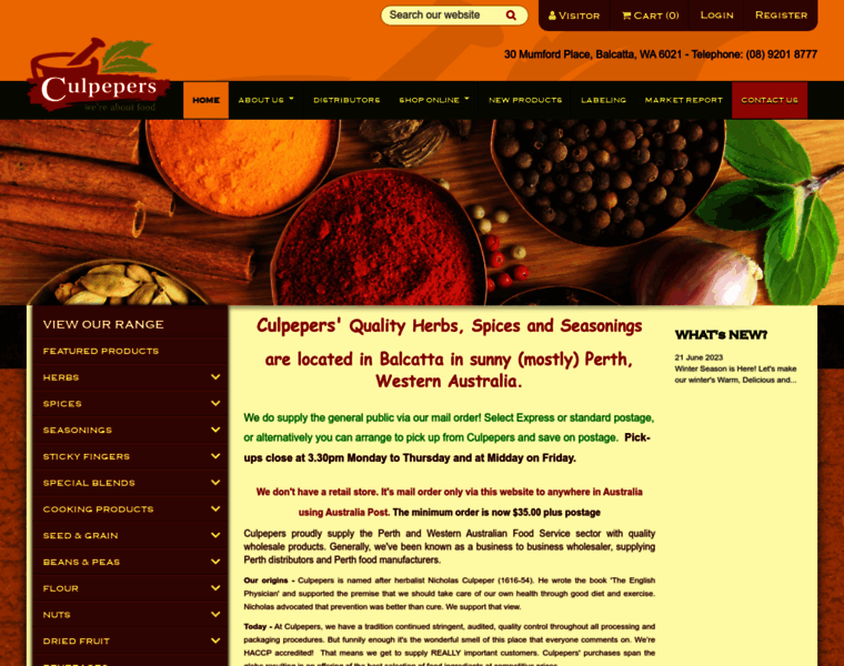Culpepers.net.au thumbnail