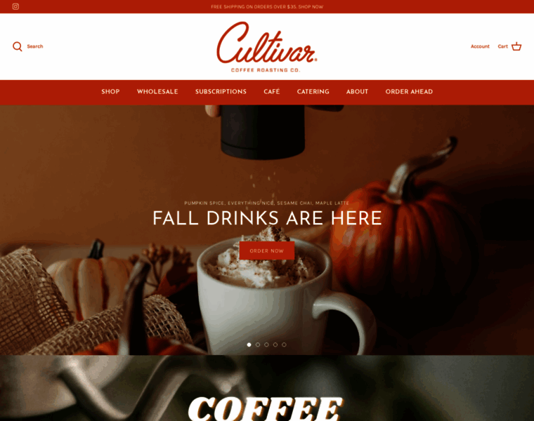 Cultivarcoffee.com thumbnail