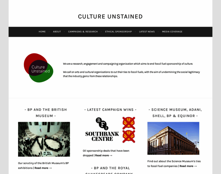 Cultureunstained.org thumbnail