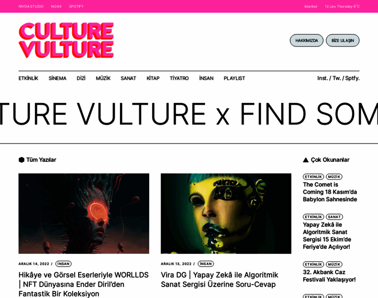Culturevulture.live thumbnail