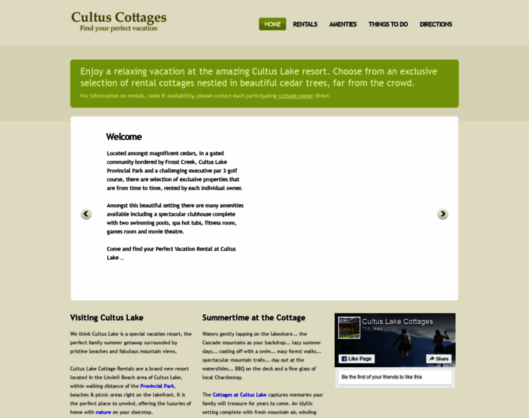 Cultuscottages.com thumbnail