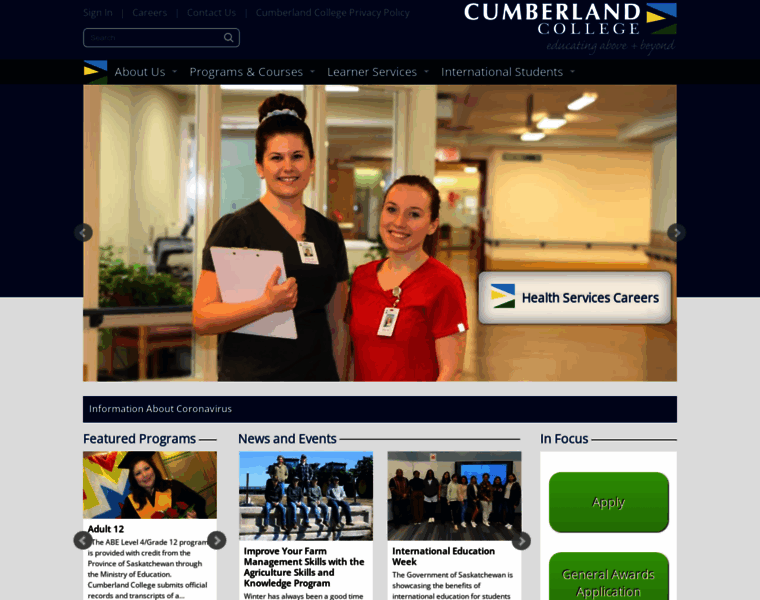 Cumberlandcollege.sk.ca thumbnail