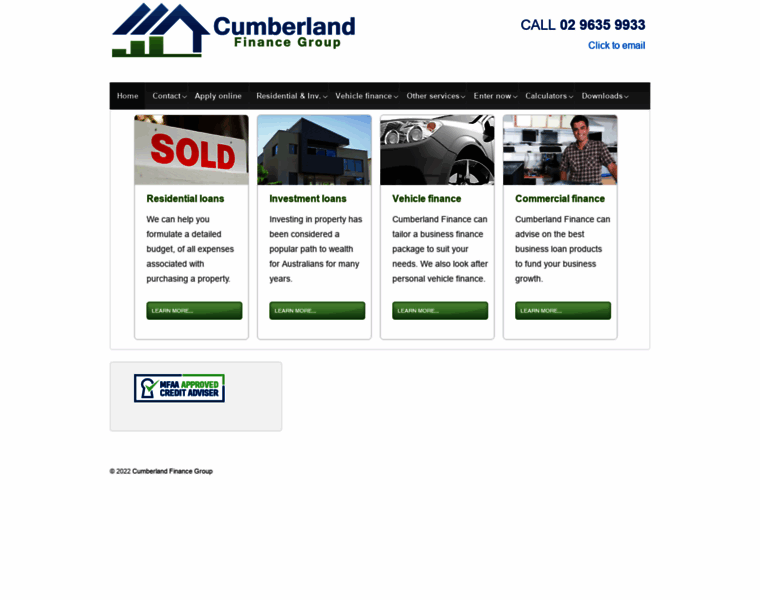 Cumberlandfinance.com.au thumbnail