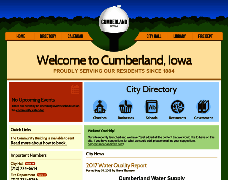 Cumberlandiowa.com thumbnail