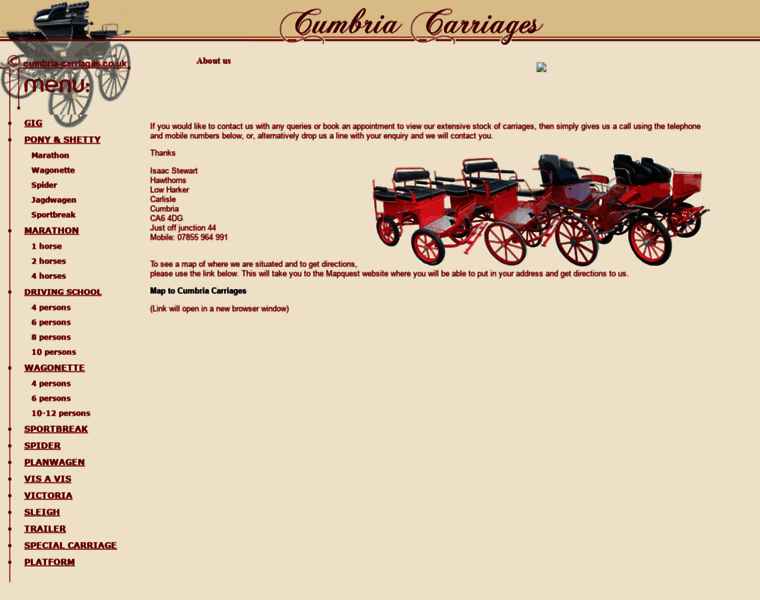 Cumbria-carriages.co.uk thumbnail