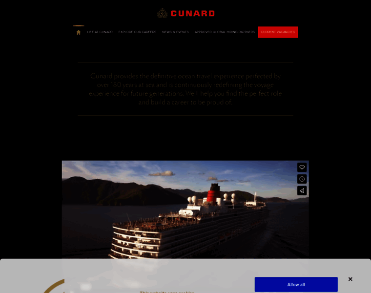 Cunardcareers.co.uk thumbnail