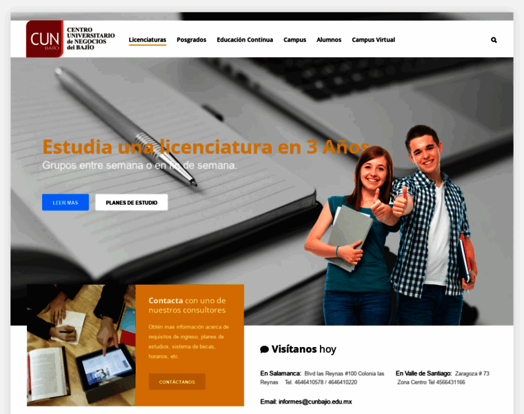 Cunbajio.edu.mx thumbnail