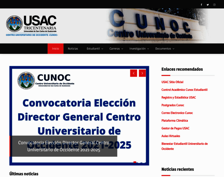 Cunoc.edu.gt thumbnail