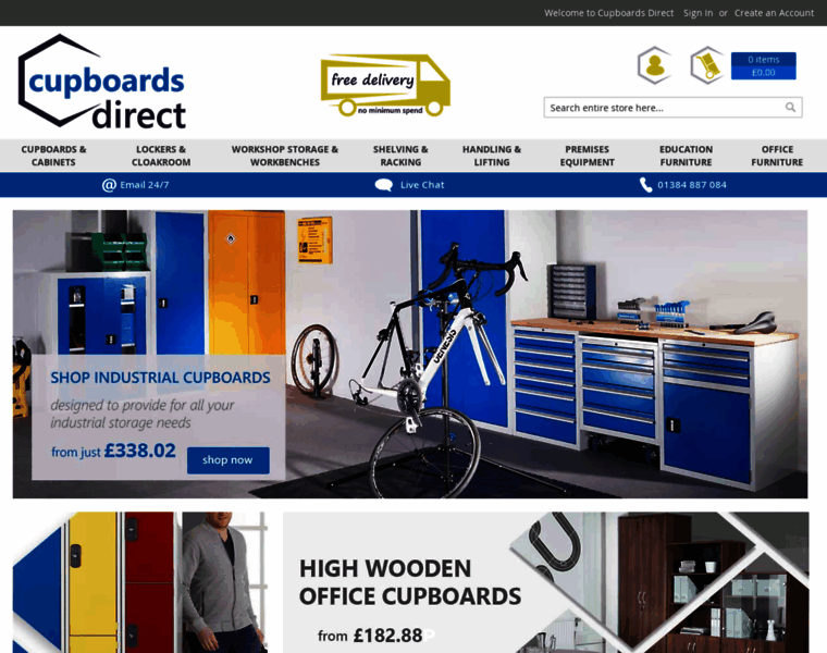 Cupboardsdirect.co.uk thumbnail