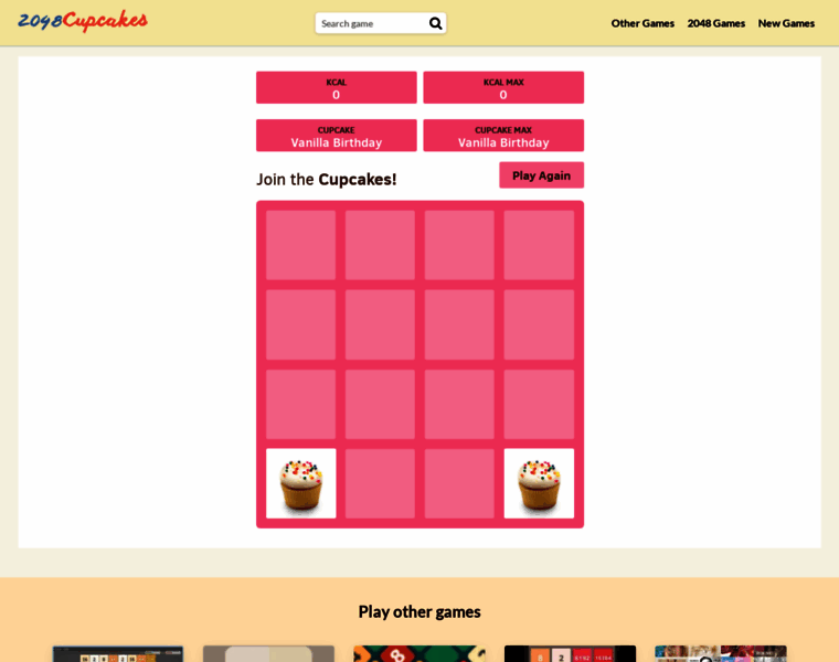 Cupcakes2048.io thumbnail