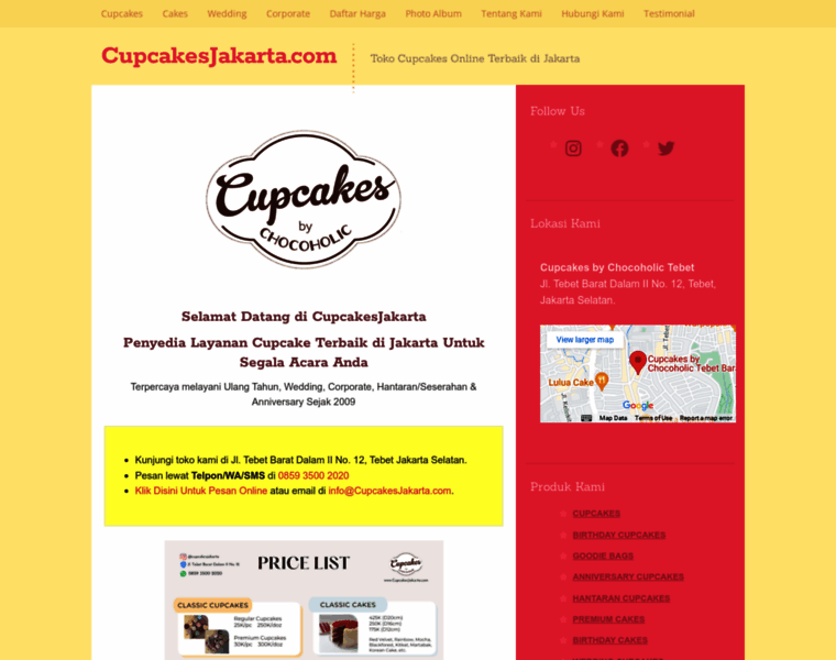 Cupcakesjakarta.com thumbnail