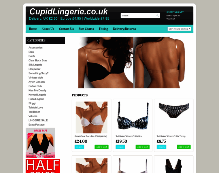 Cupidlingerie.co.uk thumbnail