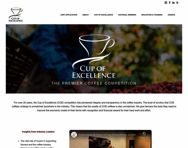 Cupofexcellence.org thumbnail