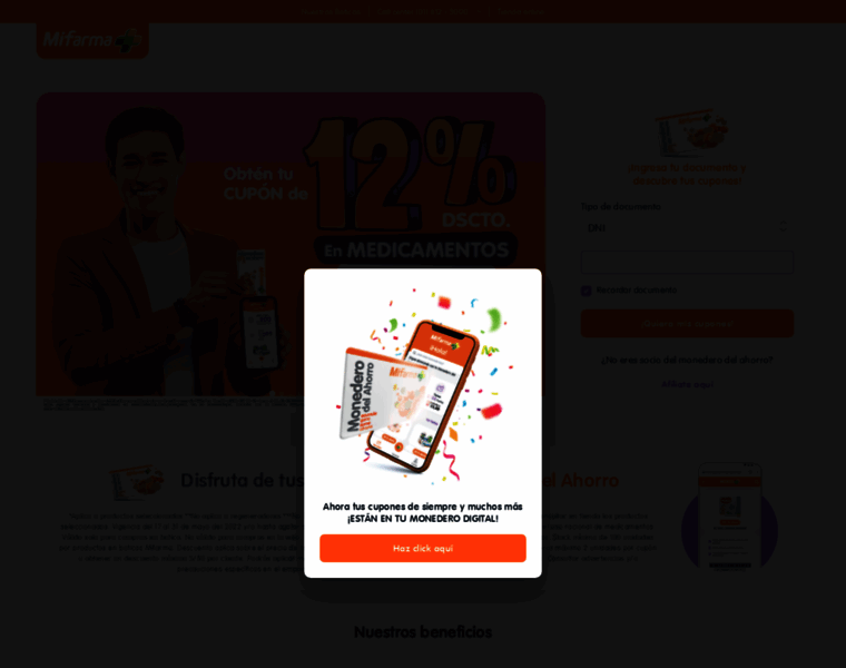 Cuponero.mifarma.com.pe thumbnail
