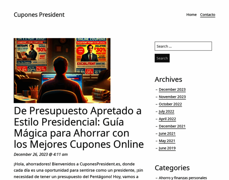 Cuponespresident.es thumbnail Cuponespresident.es thumbnail