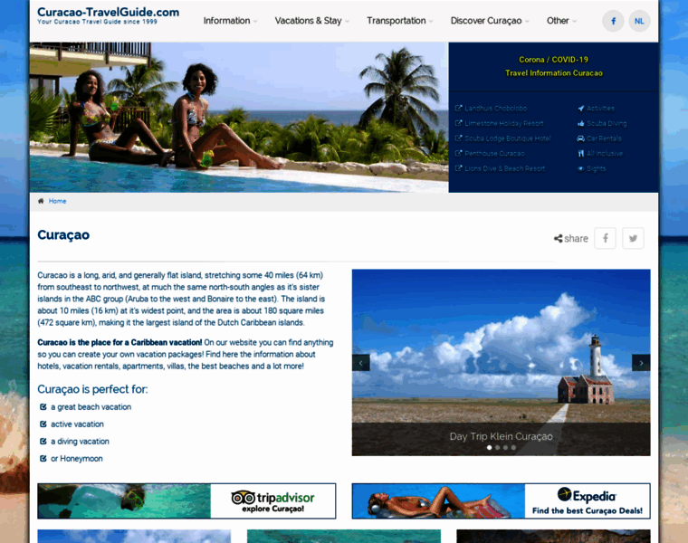 Curacao-travelguide.com thumbnail
