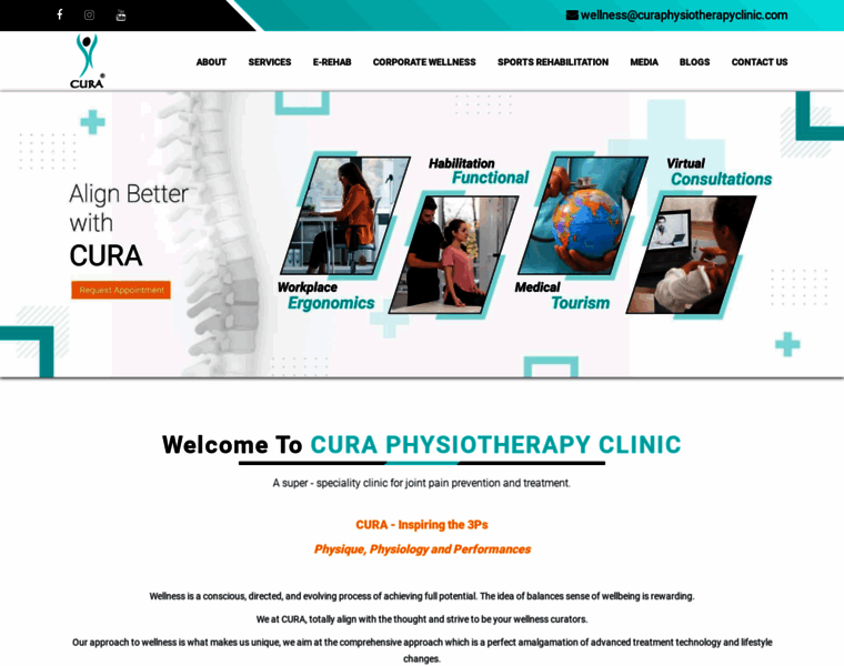 Curaphysiotherapyclinic.com thumbnail