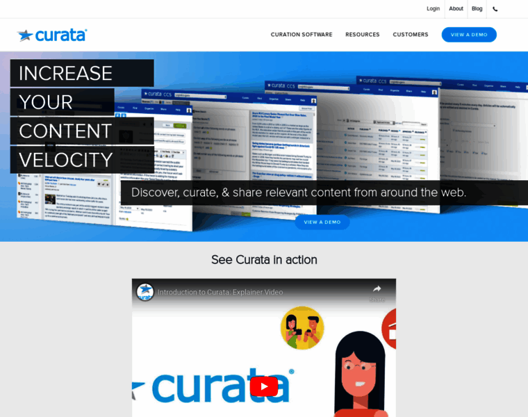 Curata.com thumbnail