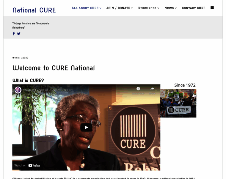 Curenational.org thumbnail