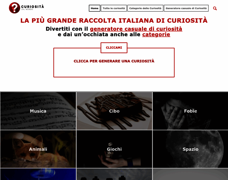 Curiositadalmondo.it thumbnail