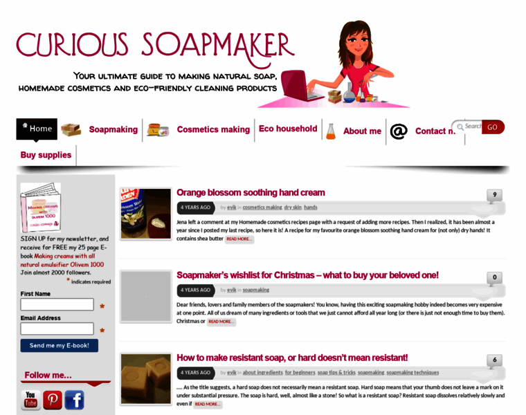 Curious-soapmaker.com thumbnail
