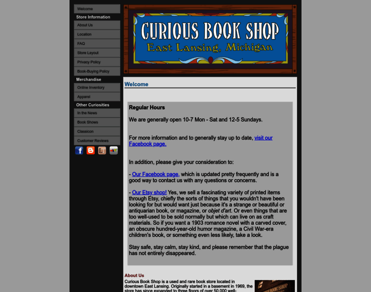 Curiousbooks.com thumbnail