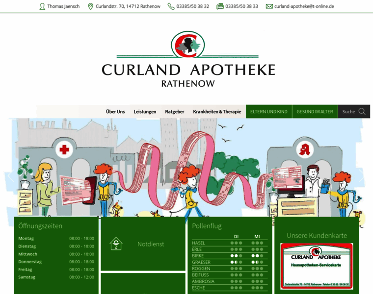 Curland-apotheke.de thumbnail