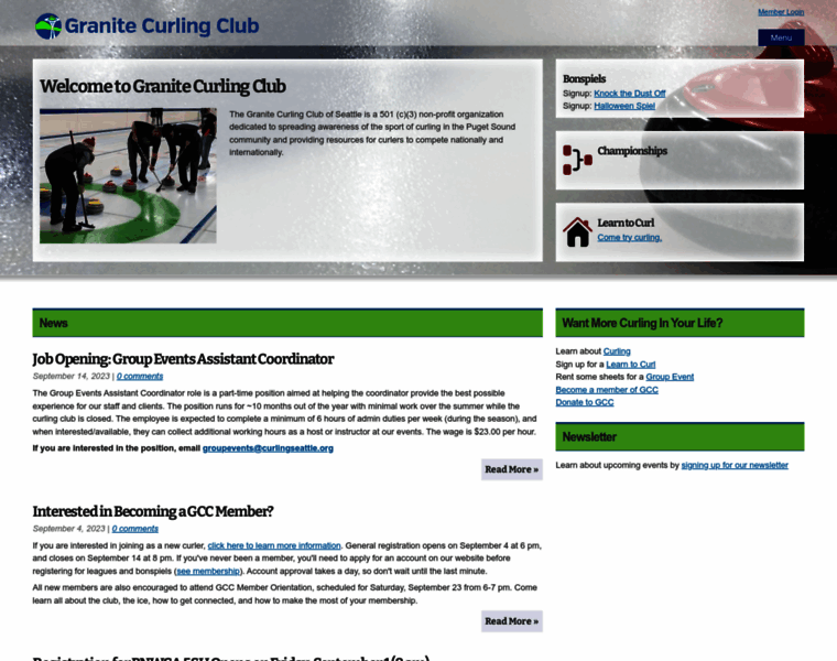 Curlingseattle.org thumbnail
