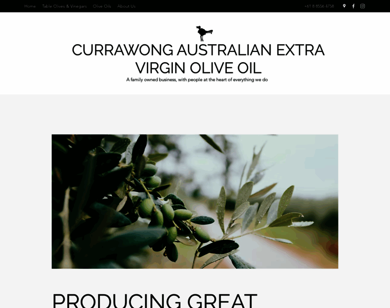 Currawongoliveoil.com.au thumbnail