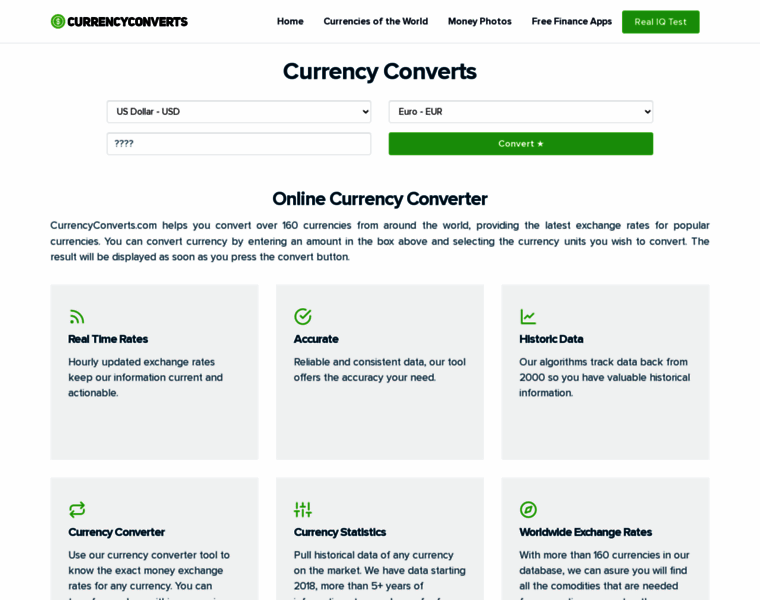 Currencyconverts.com thumbnail