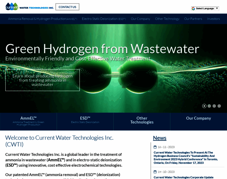 Currentwatertechnologies.com thumbnail