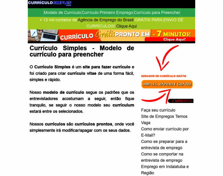 Curriculosimples.com.br thumbnail