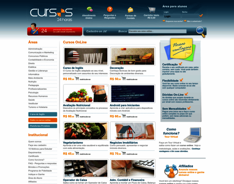 Cursos24horas.com.br thumbnail