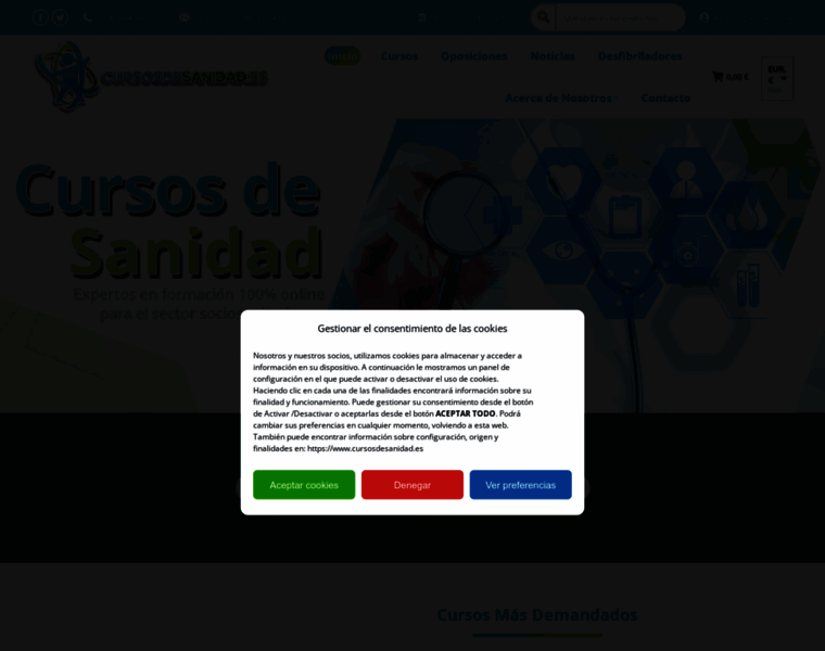Cursosdesanidad.es thumbnail