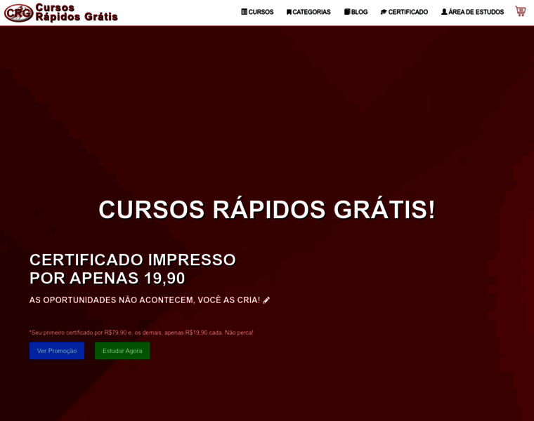 Cursosrapidosgratis.com.br thumbnail