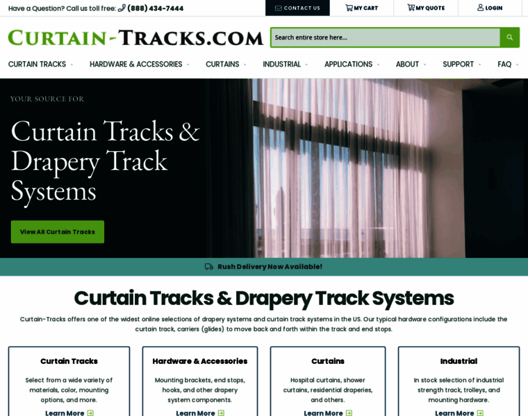 Curtain-tracks.com thumbnail