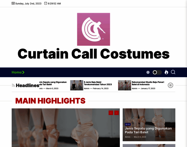 Curtaincallcostumes.com thumbnail