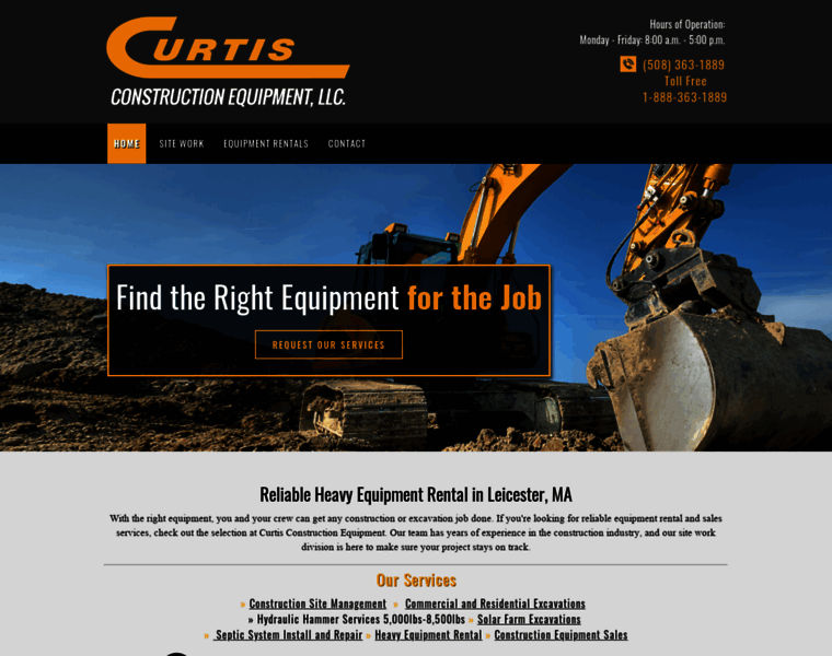 Curtisequipmentrentals.com thumbnail