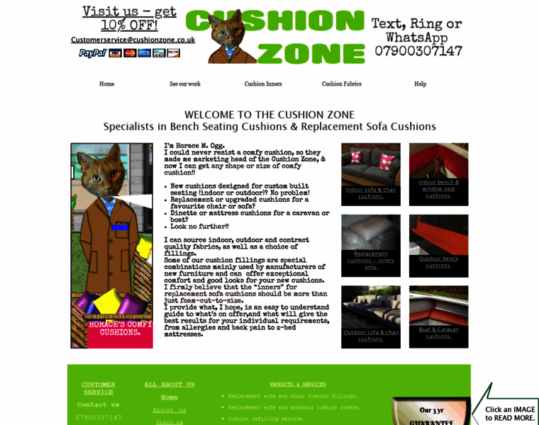 Cushionzone.co.uk thumbnail