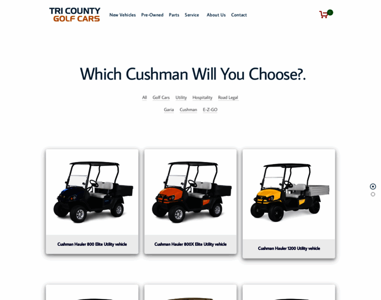Cushman-vehicles.com thumbnail