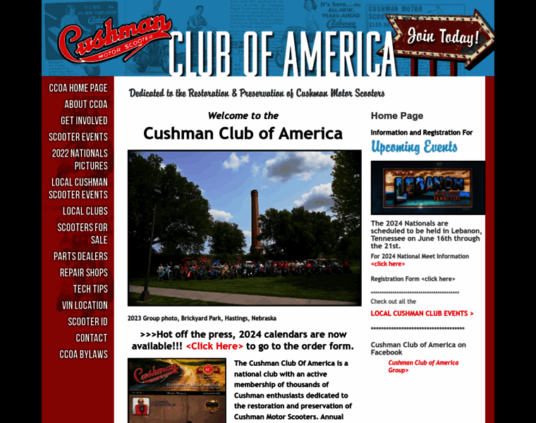 Cushmanclubofamerica.com thumbnail