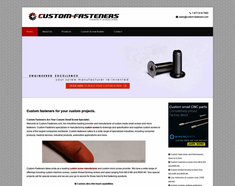 Custom-fasteners.com thumbnail